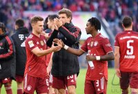 Fussball 1. Bundesliga Saison 21/22: FC Bayern Muenchen -  TSG 1899 Hoffenheim