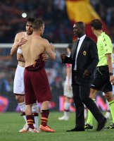 FUSSBALL SERIE A 2013/2014:  AS Rom - AC Mailand