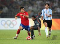 FUSSBALL  Olympia 2008   Vorrunde  Maenner   Argentinien - Serbien