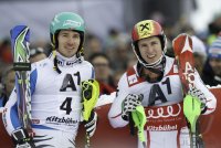 Ski Alpin  Herren  Slalom  Kitzbuehel 2013; Marcel HIRSCHER (AUT) und Felix NEUREUTHER (GER