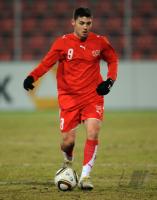 FUSSBALL LAENDERSPIEL U20: Schweiz, FRONTINO Einzelaktion