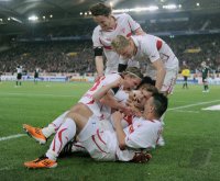 Fussball 1. Bundesliga : JUBEL Georg Niedermeier (VfB Stuttgart)