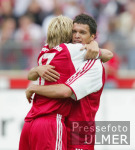 FUSSBALL  1. Liga Spielszene FC Bayern - Stuttgart