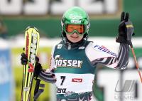 Ski Alpin; Damen Slalom Lienz; Jubel Schild