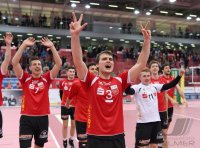 Volleyball  1. Bundesliga  14/15:  TV Rottenburg - CV Mitteldeutschland
