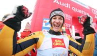 Ski Alpin   Weltmeisterin Rieenslalom  Hoelzl (GER)