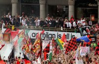 FUSSBALL SERIE A:  Meister 2011  AC Mailand Meisterfeier