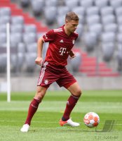 Fussball 1. Bundesliga Saison 21/22: Teampraesentation FC Bayern Muenchen