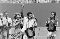 Fussball  Pele, Beckenbauer (Cosmos New York)