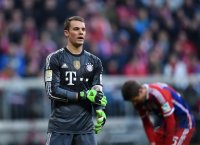 Fussball 1. Bundesliga Saison 14/15: Torwart Manuel Neuer (FC Bayern Muenchen)