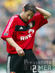 Fussball 1. Bundesliga: Gladbach - Leverkusen, enttaeuschung NEUVILLE