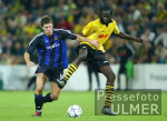 Fussball UCL-Quali: Dortmund - Bruegge, Zweikampf