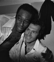 Fussball Pele, Beckenbauer (Cosmos New York)