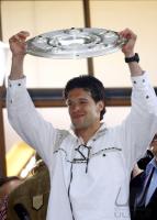 Fussball 1. Bundesliga: Meisterfeier FCB Marienplatz; Ballack