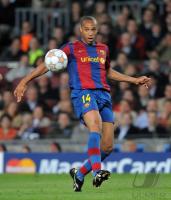 Fussball CHL  Viertelfinale:  HENRY (Barcelona)