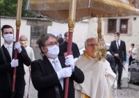 Fronleichnamsprozession 2020 mit Coronaauflagen