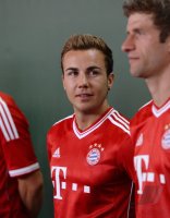 Fussball 1. Bundesliga 2013/2014:  Fototermin beim  FC Bayern Muenchen