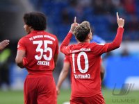 Fussball 1. Bundesliga Saison 19/20: TSG 1899 Hoffenheim - FC Bayern Muenchen