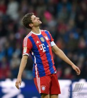 FUSSBALL 1. Bundesliga 2014/2015:  Thomas Mueller (FC Bayern Muenchen)