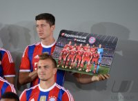 Fussball 1. Bundesliga 2014/2015: Fototermin beim FC Bayern Muenchen