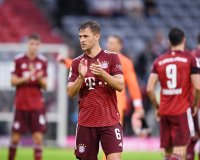 Fussball 1. Bundesliga Saison 21/22: FC Bayern Muenchen -  1. FC Koeln
