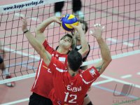Volleyball  1. Bundesliga  10/11: ENBW TV Rottenburg -  RWE Volleys Bottrop