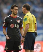 Fussball, 1. Bundesliga  Saison 2014/2015: Hamburger SV - Bayer 04 Leverkusen