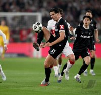 Fussball DFB Pokal  Halbfinale  2025/2026  23.04.2026VfB Stuttgart - SC Freiburg, EINZELBILD, EINZELN, AKTION, EINZELSPIELER, FREISTELLER, GANZE FIGUR, GANZFIGUR, GANZE_FIGURAKTION