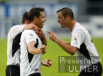 FUSSBALL Oesterreich-Weissrussland Jubel Aufhauser-Dospel