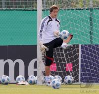 FUSSBALL Training   Deutsche  Nationalmannschaft; Torwart Adler