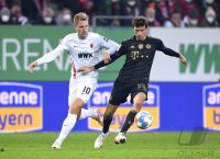 Fussball 1. Bundesliga Saison 21/22: FC Augsburg - FC Bayern Muenchen
