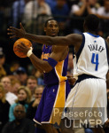 Basketball NBA  Mavericks  vs. Lakers  Bryant /Finley