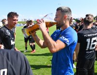Fussball Relegation zur Oberliga, Rueckspiel 21/22: FC Holzhausen - FC Denzlingen