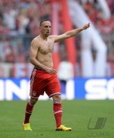 Fussball  1. Bundesliga  13/14: JUBEL Franck Ribery (FC Bayern Muenchen)