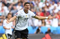 Fussball Europameisterschaft Achtelfinale 2016: Deutschland - Slowakei