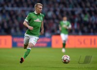 Fussball, 1. Bundesliga  Saison 2014/2015: SV Werder Bremen - VfL Wolfsburg