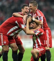 Fussball Champions League  Saison 2010/2011: FC Bayern  Muenchen  - AS Rom