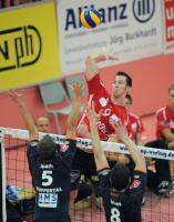 Volleyball 1. Bundesliga  09/10  TV Rottenburg - Wuppertal Titans
