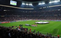 FUSSBALL INTERNATIONAL  CHL Viertelfinale 11/12:  FC Bayern Muenchen - Olympic Marseille