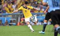 FUSSBALL WM 2014, Achtelfinale: Kolumbien - Uruguay
