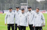 Fussball Training Deutsche Nationalmannschaft in Stuttgart: Bundestrainer Flick (Deutschland)