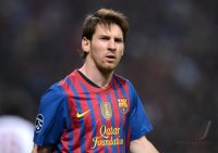 FUSSBALL INTERNATIONAL  CHL Viertelfinale 11/12: Lionel Messi (Barca)
