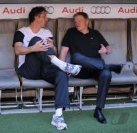 Fussball International: Audi Cup 2009  KAHN und VAN DER SAR