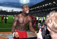 Fussball, 1. Bundesliga  Saison 2014/2015 Relegation: Karlsruher SC - Hamburger SV