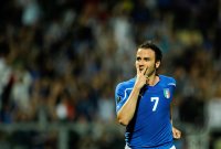 Fussball International EM 2012-Qualifikation:  Giampaolo Pazzini (Italien)