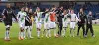 Fussball DFB Pokal Viertelfinale 13/14: SCHLUSSJUBEL VfL Wolfsburg