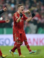FUSSBALL DFB POKAL  Saison 2012/2013:  Bastian Schweinsteiger (FC Bayern Muenchen)