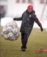 Fussball 1. Bundesliga: Trainer Jupp Heynckes  (FC Bayern Muenchen)