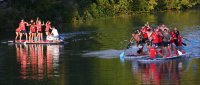 Volleyball Mannschaften des TV Rottenburg beim Team Stand Up Paddling