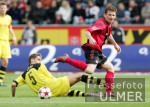 Fussball 1. Bundesliga: Leverkusen - Dortmund, Zweikampf